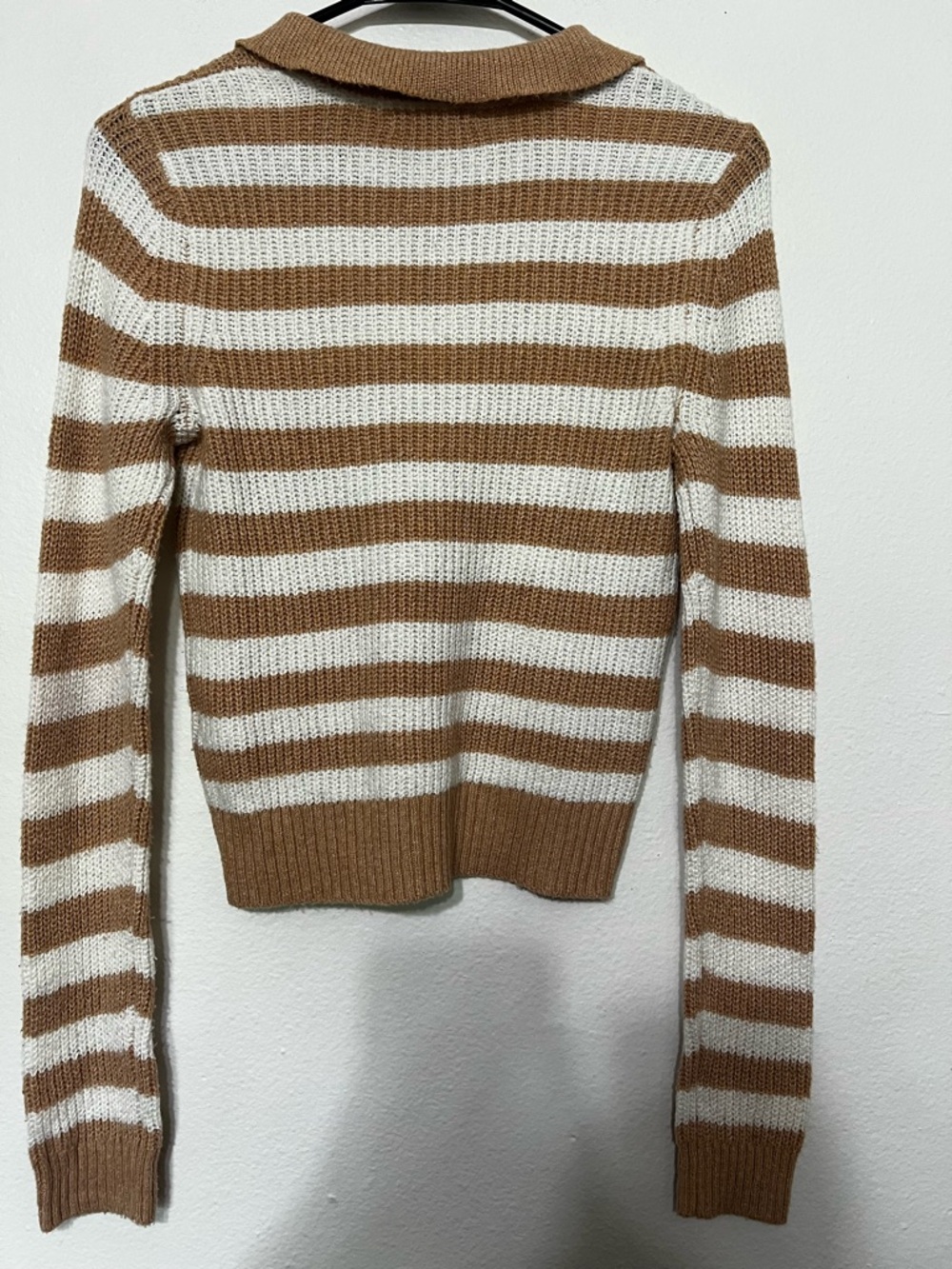American Eagle Striped Collared Sweater Size XS - Picture 5 of 9
